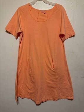 fresh produce Peach Short-Sleeve cotton dress
